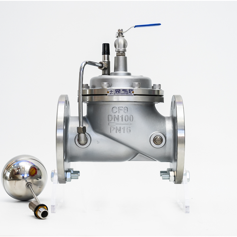 Injap terapung kawalan jauh keluli tahan karat 100x-16p