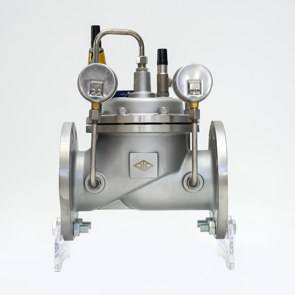 Tekanan laras keluli tahan karat Mengurangkan injap 200x-16p